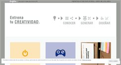 Desktop Screenshot of entrenatucreatividad.com
